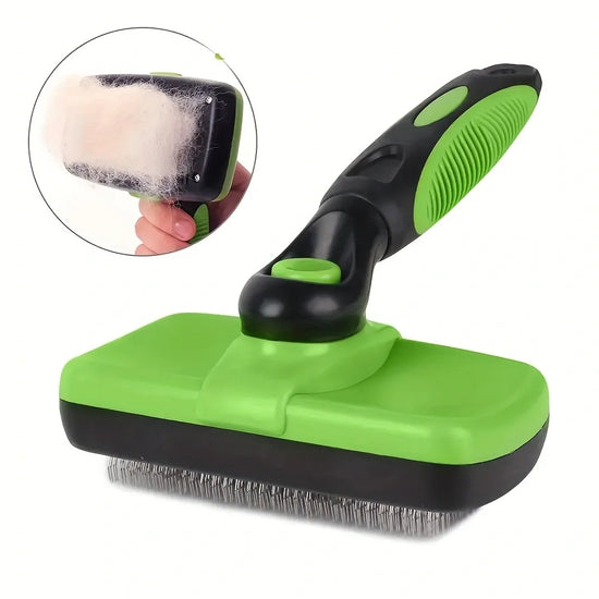 Douneshop 🐾 Brosse Autonettoyante Anti-Poils — Peigne de Toilettage pour Chien & Chat