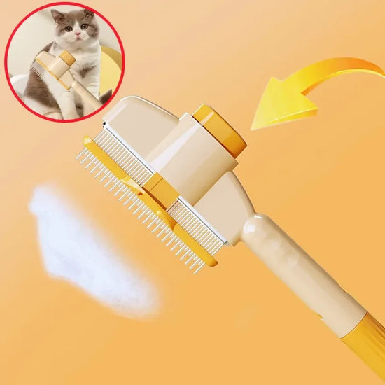 Douneshop 🐾 Brosse à Bouton Autonettoyante — Massage & Toilettage pour Chien & Chat