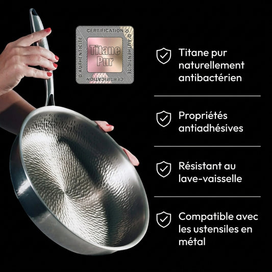 La poêle en Titane Pur™