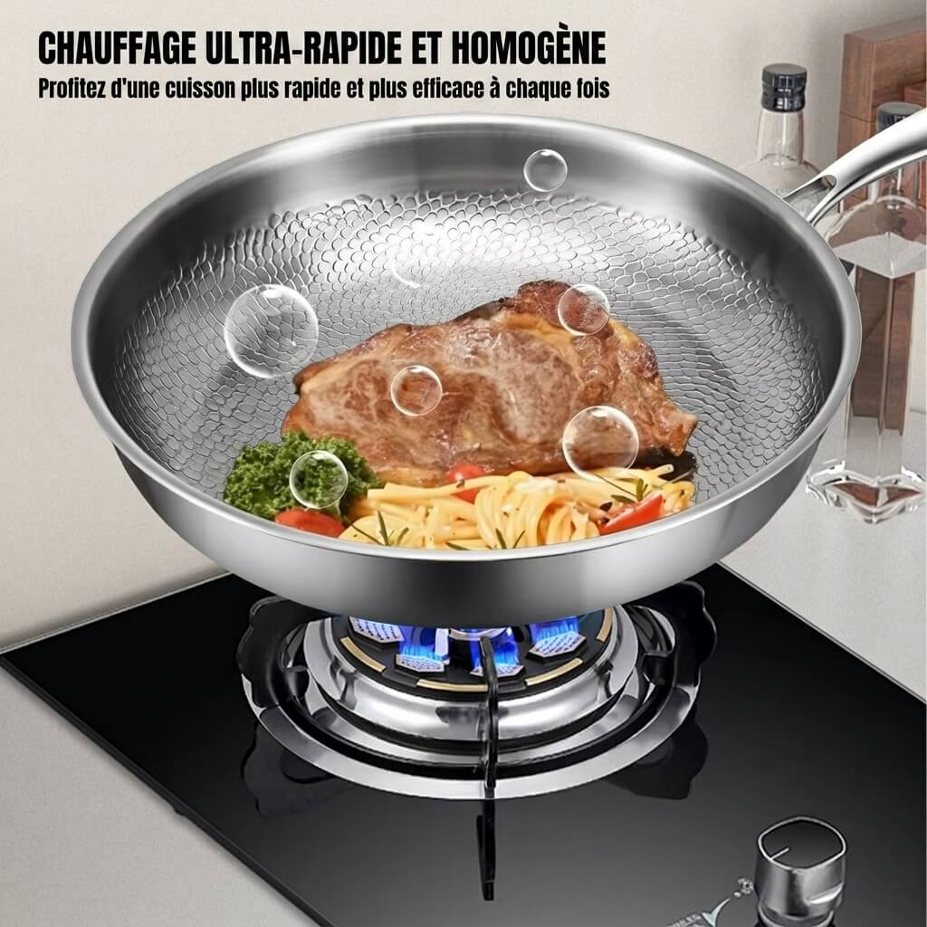 La poêle en Titane Pur™